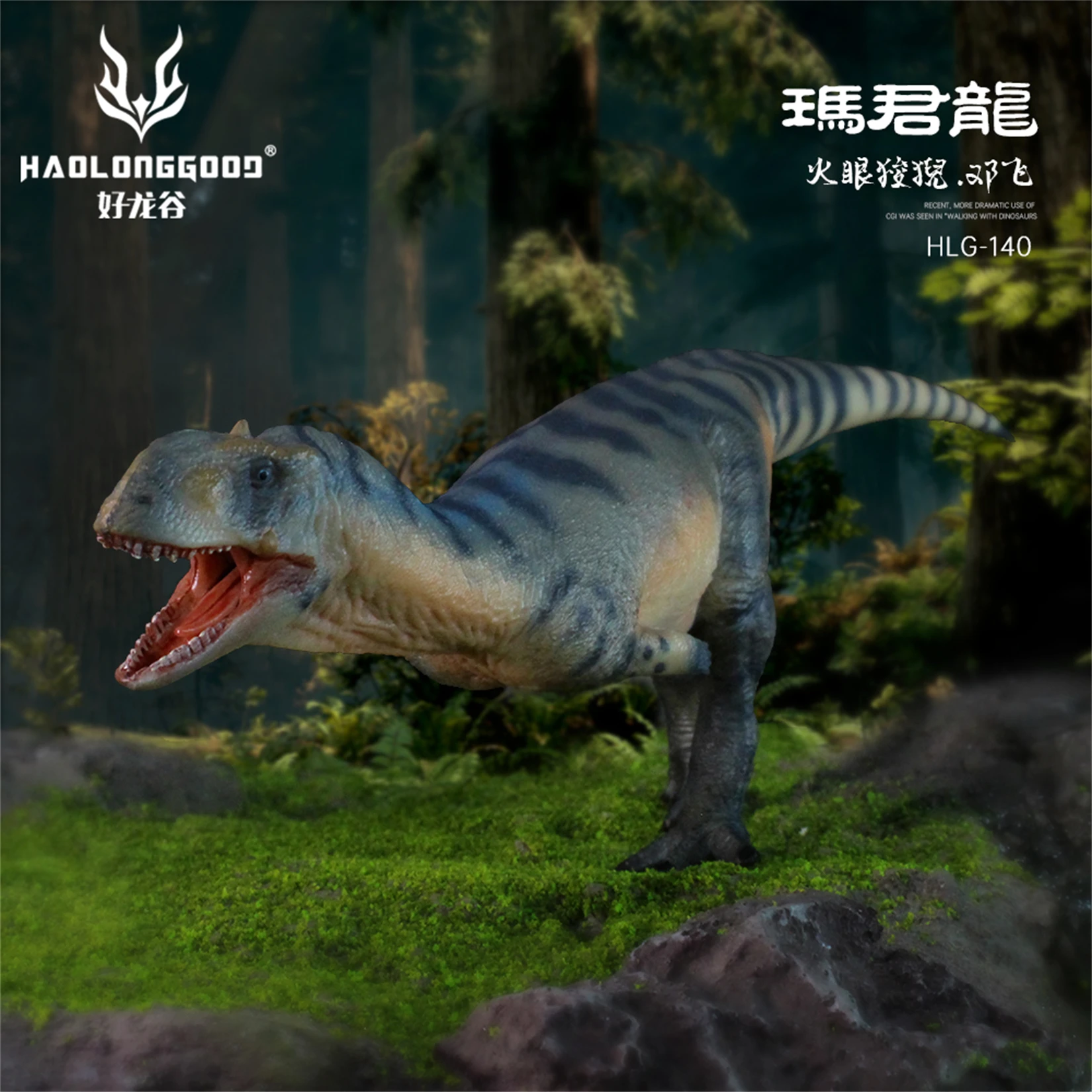 HAOLONGGOOD 1:35 Majungasaurus Modello Abelisauridae Dinosauro Animale Figura Collezione Decorazione Scena Regalo Di Compleanno