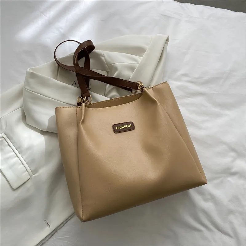 TRAVEASY Summer Large Capacity PU Leather Tote Bags for Women Fashion Zipper Female Shoulder Bags Casual Vintage ladies Hand Bag