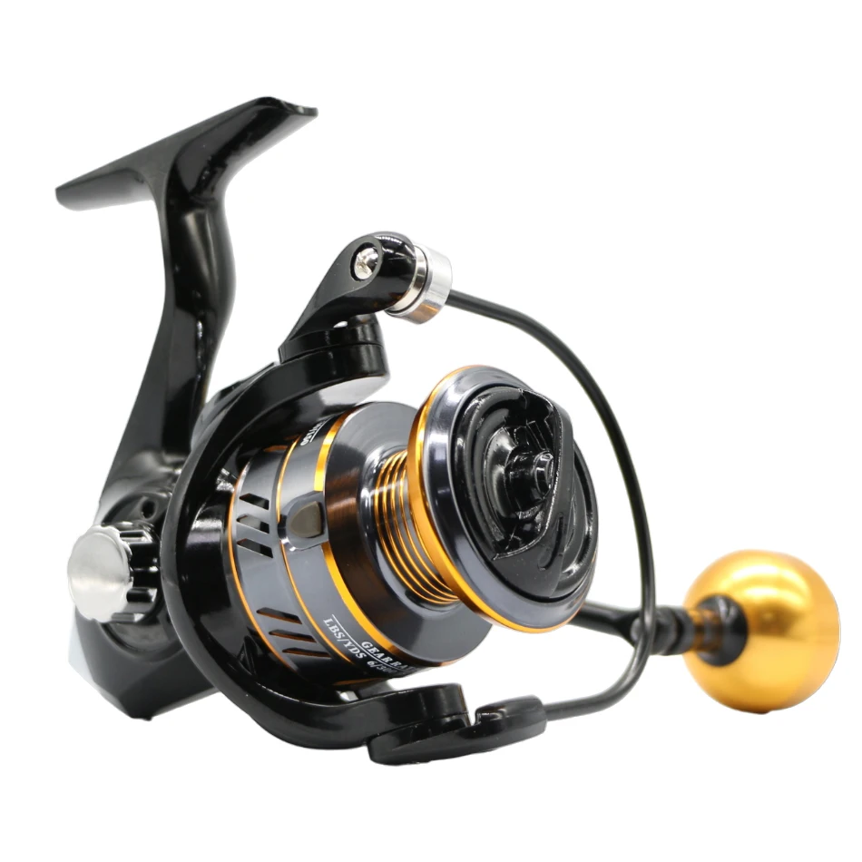 HM NEW Fishing Reel Spinning Reel Metal Reel Cup 10KG Max Drag Power Spinning Wheel High Speed Adapt to Any Water Body