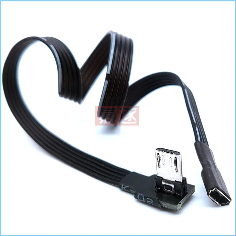 90 درجة مايكرو USB2.0 5Pin صعودا وهبوطا ويسار ويمين الزاوية ذكر إلى أنثى إلى تمديد كابلات الموصلات قابس مهايئ