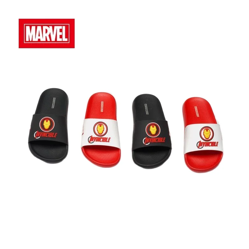 Avengers Alliance Manwei Men's and Women's Iron Man Sandals and Slippers Children's Summer Casual Flat Slippers Birthday Gift