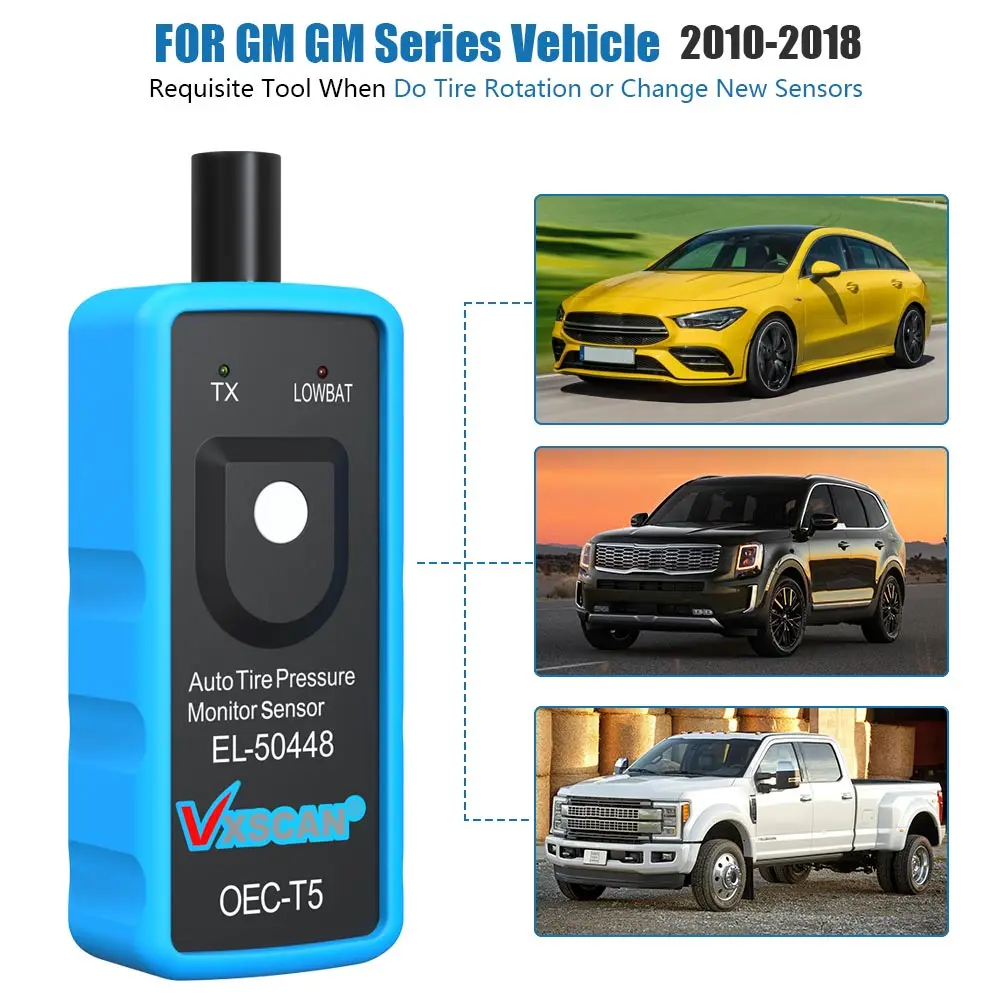 جهاز استشعار ضغط الإطارات VXSCAN ، أداة إعادة ضبط الإطارات TPMS ، سلسلة G M ، EL50448 ، #4