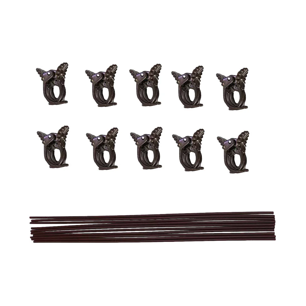 

20 Pcs Orchid Clip Trellis Ties Plant Clips for Outdoor Plants Stakes Gardening Fixing Climbing Fixed Bracket