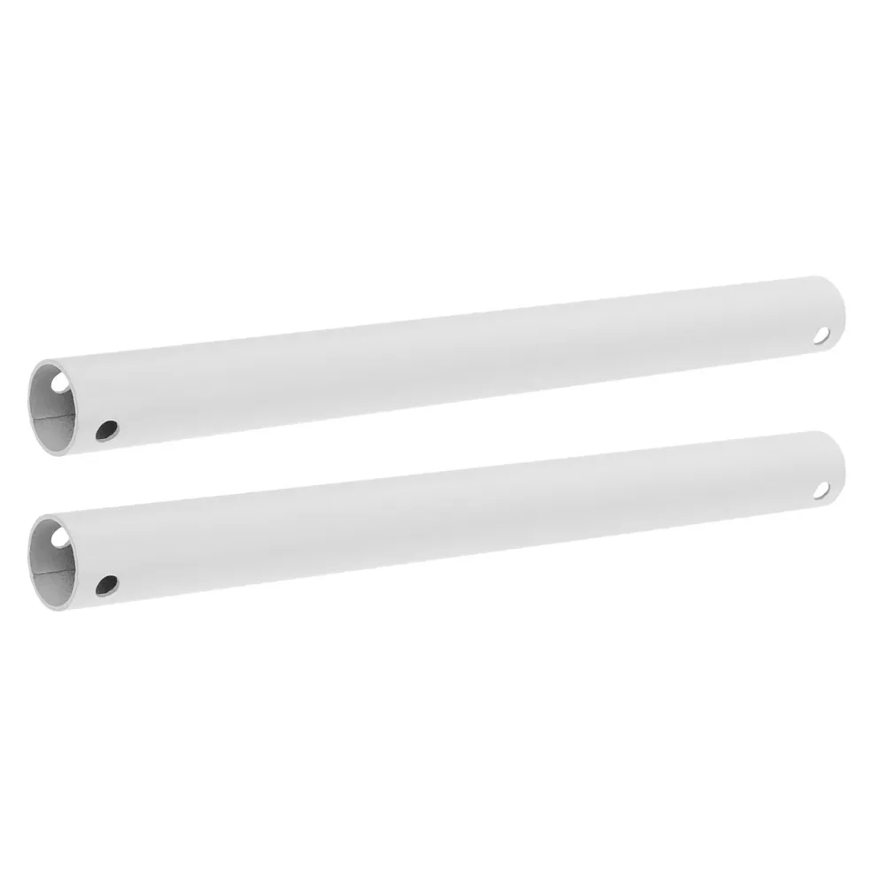 

2Pcs 20Cm Ceiling Fan Down Rod Iron Extension Pole for Light Fixture Universal Ceiling Fan Parts Compatible with Most Fans and