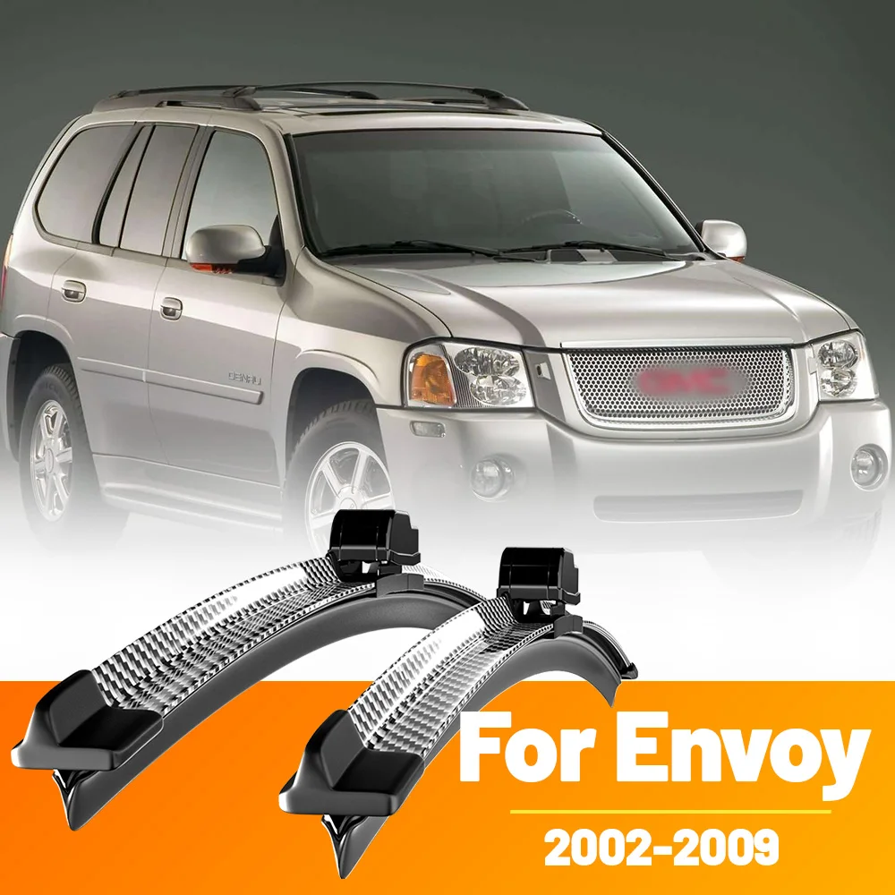2 stücke Frontscheibe Scheibenwischerblätter Carbon Faser Scheibenwischer Für GMC Envoy 2002-2009 2003 2004 2005 2006 2007 2008