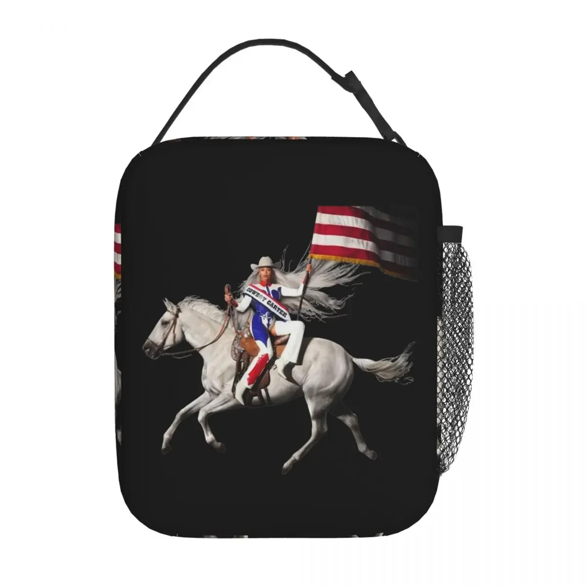 Beyonce Cowboy Carter Music Singer Thermal Insulated Lunch Bag for Office Portable Food Bag Container Cooler Thermal Lunch Boxes