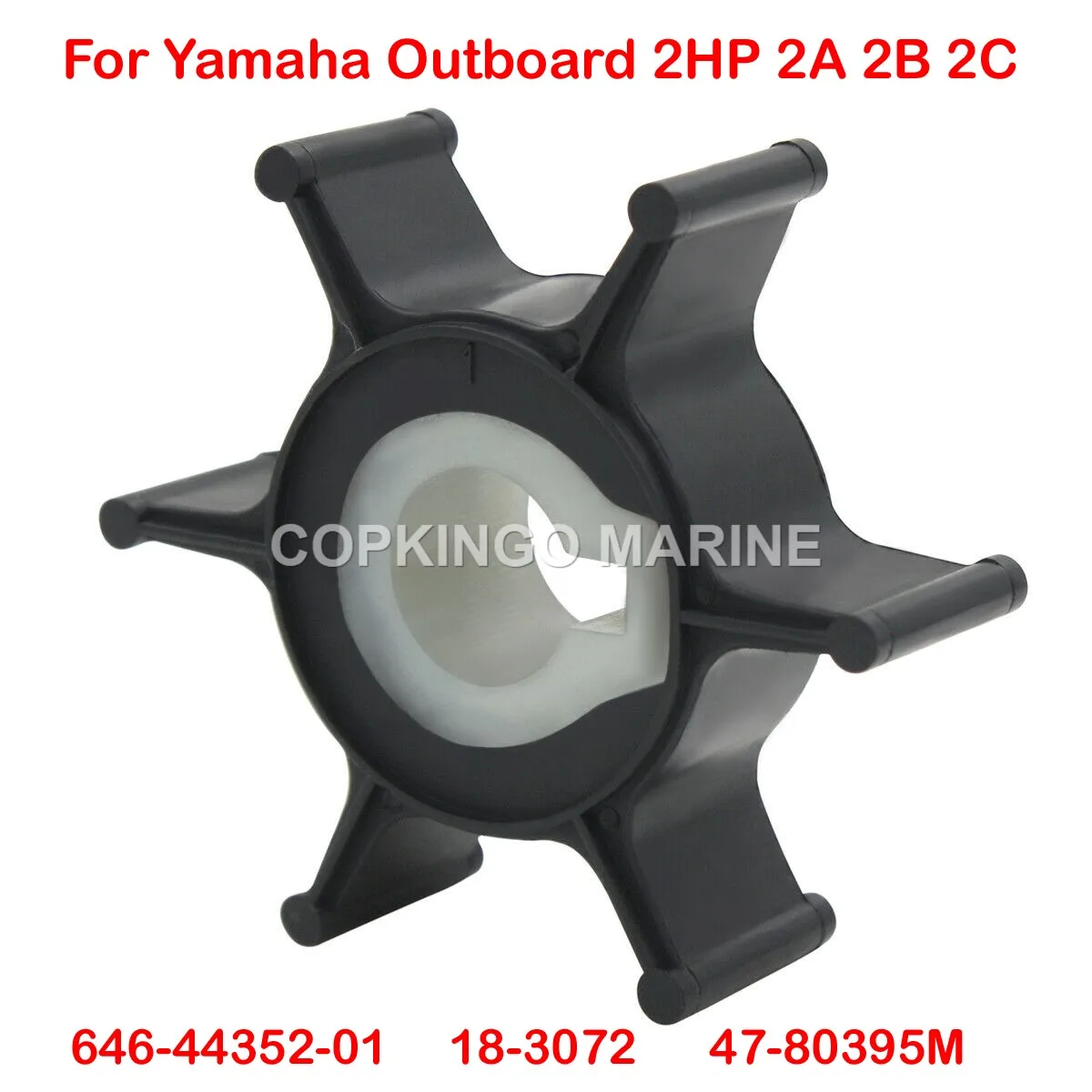 

Boat Water Pump Impeller for YAMAHA outboard 2HP 2A / 2B / 2C 646-44352-01 P45 18-3072 2-stroke