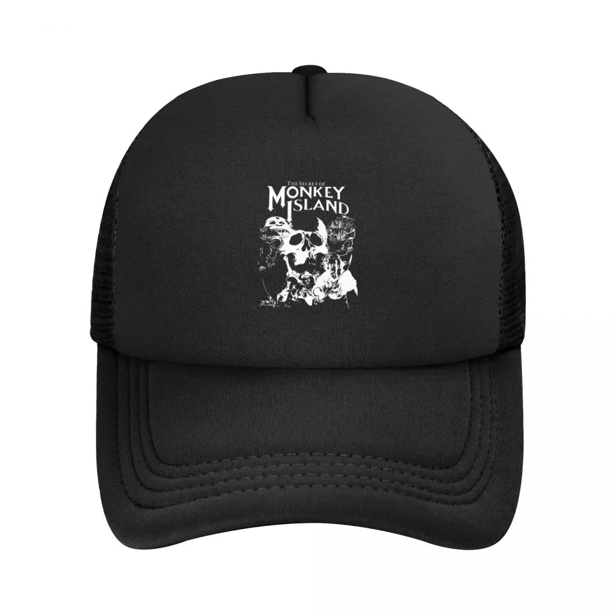 

Secret Of Monkey Island Mesh Baseball Caps Snapback Fashion Baseball Hats Breathable Casual Casquette Outdoor Unisex
