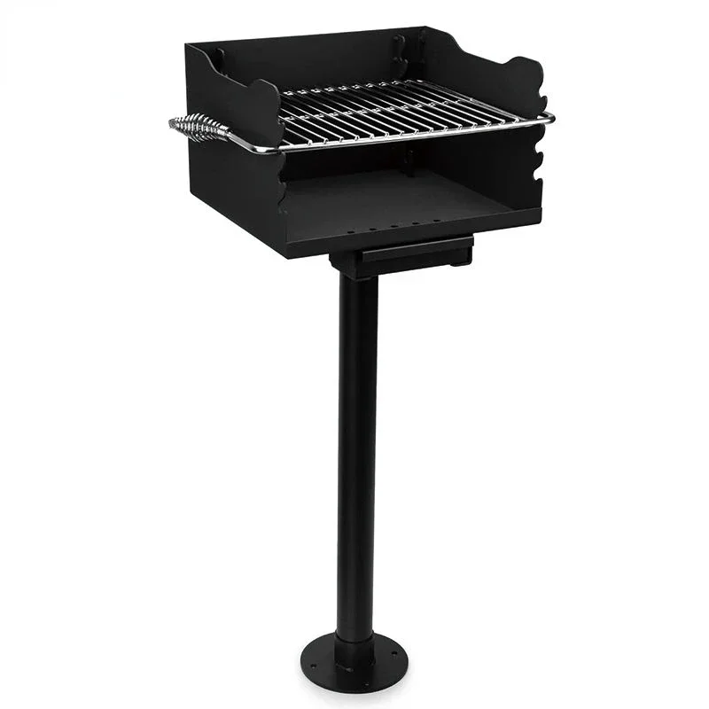 

Freestanding Portable Charcoal Barbecue Support 3 instruction methods Outdoor BBQ Pedestal Grill