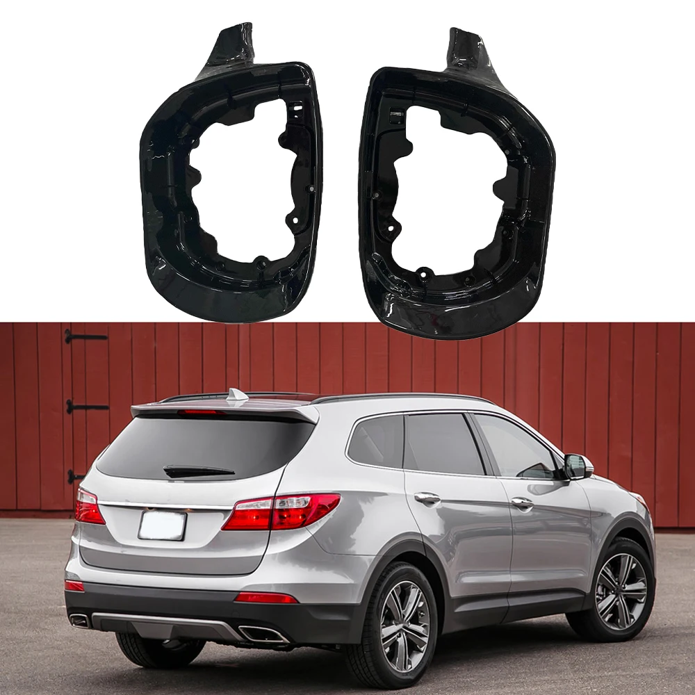 

1 Pair Rearview Mirror Frame LEFT & RIGHT Side Mirror Housing Frame for Hyundai Santa Fe IX45 2013 2014 2015 2016