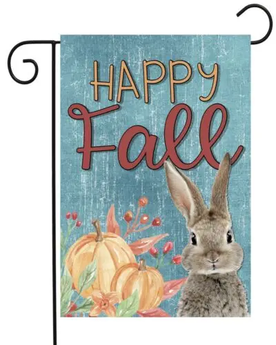 

Happy Fall Garden Flag * Double Sided * Top Quality Flag