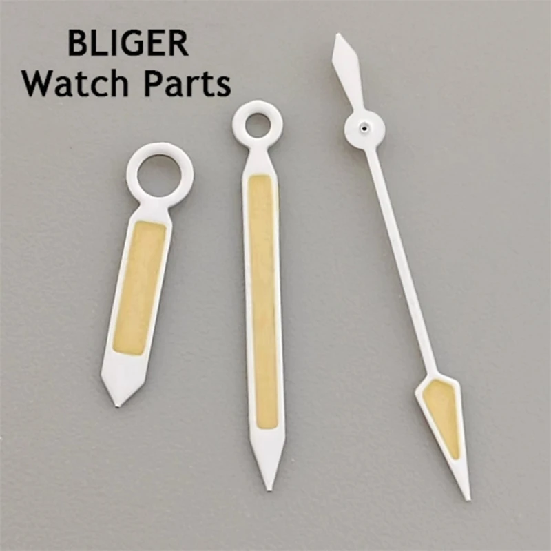 BLIGER Watch Hands Silver/White Hands Fit NH34 NH35 NH36 NH37 NH38 NH39 ETA2824 PT5000 Movement