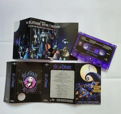 Anime The Nightmare Before Christmas Danny Elfman Music Tape Jack Skellington Sally OST Album Cosplay Cassettes Soundtracks Box