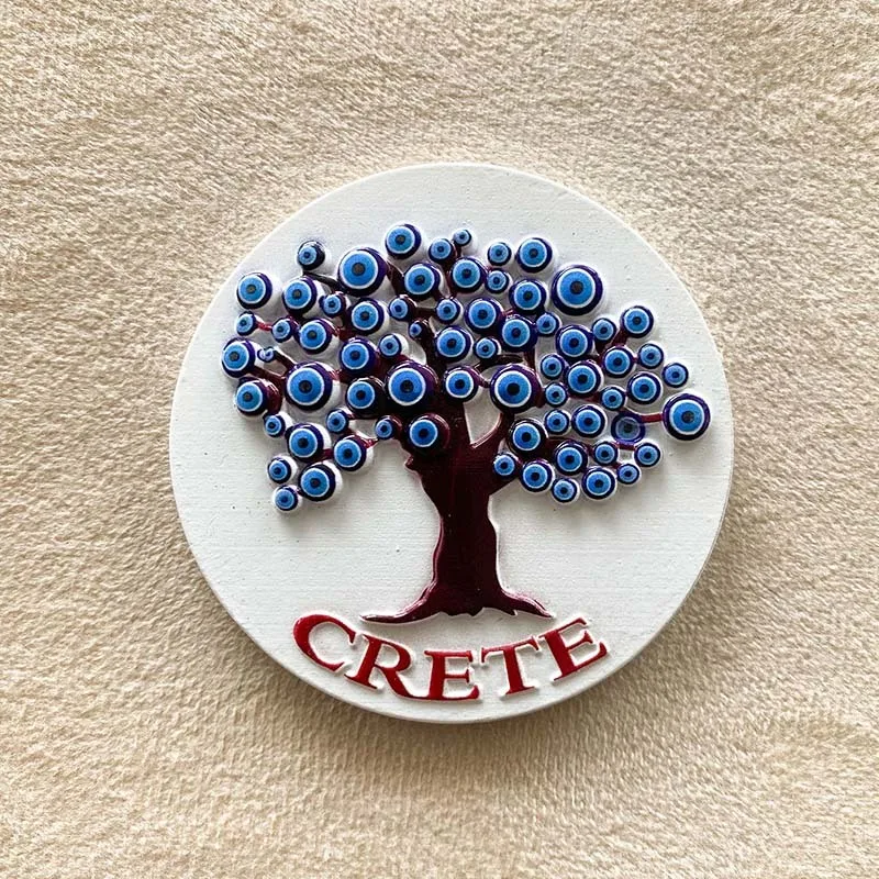 

Greek Demon Eye Series - Unique "Eye Tree" Design - Powerful magnets, for home decoration and souvenirs