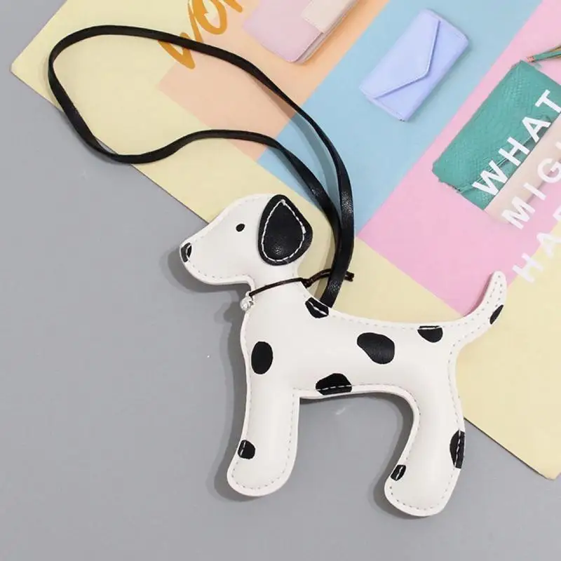 1 Stück ​ ​ Schultertaschen-Anhänger, Niedlicher Dalmatiner-Hund-Charm, Lederband für Rucksäcke, DIY-Zubehör, Ideales Geschenk für Frauen – Detail 4