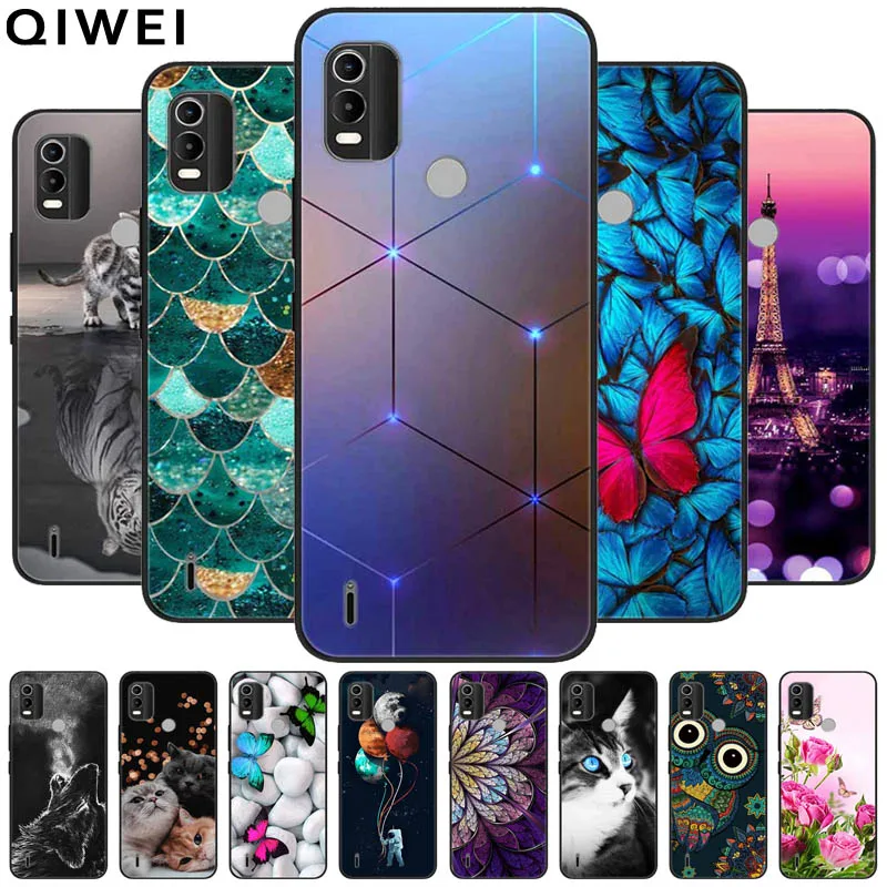 For Nokia C21 Plus Case Cute Fashion TPU Silicon Soft Bumper for Nokia C21 Plus Phone Covers C21+ C21plus Luxury Protector Shell