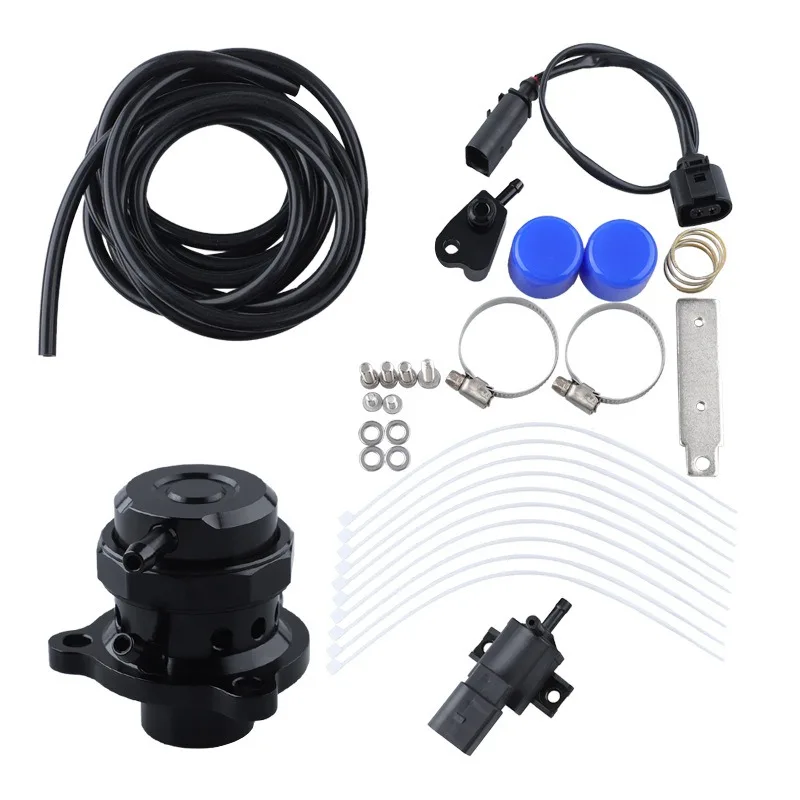 Car Modified Integrated External BOV Blowoff Valve Kit Compatible with Mustang 2.3T Ecoboost Turbocharger