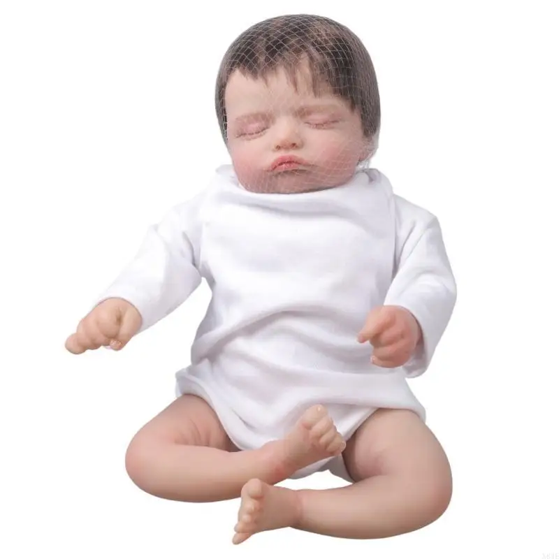 

N84E 19in Fine Craftsmanship Baby Doll Outfits and Realistic Movements Great for Doll Collectors and Companionship