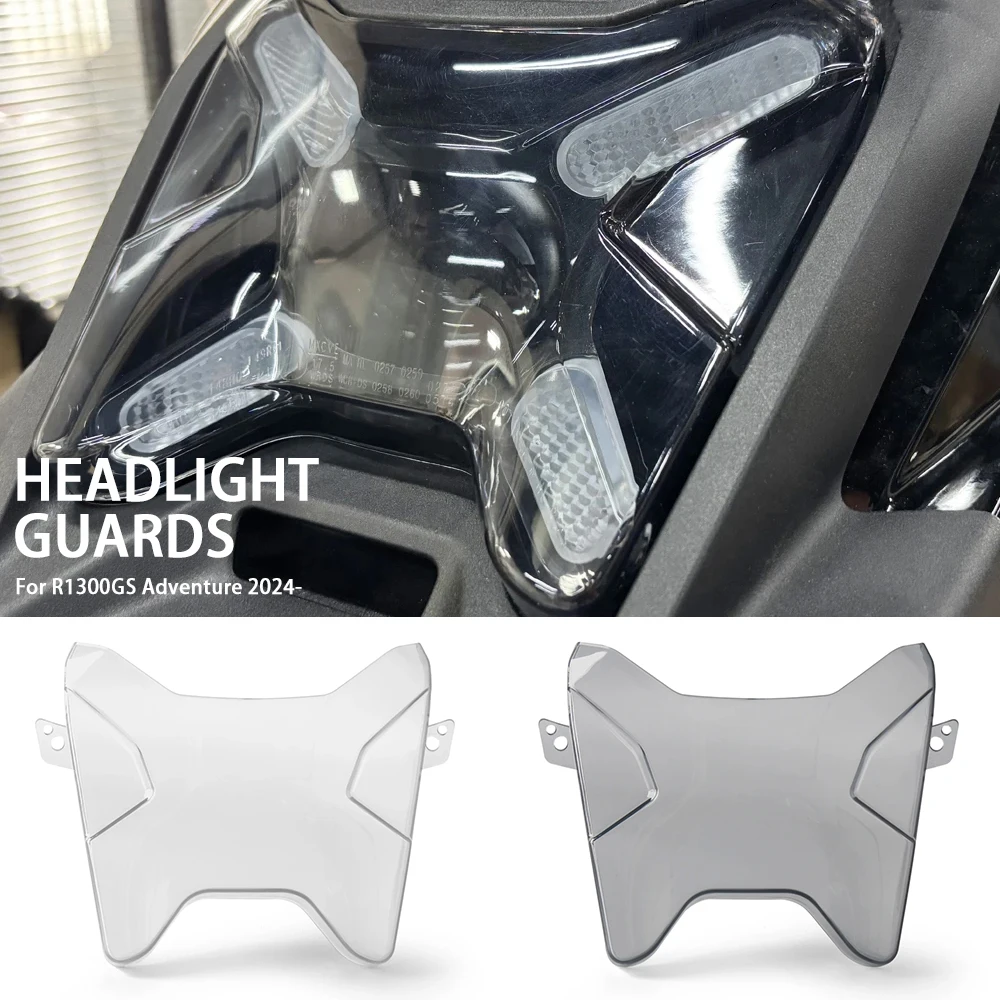 

2024- Headlamp Protection Lens Accessories R1300 GSA 2025 Motorcycle Headlight Guard Protective Cover For BMW R1300GS Adventure