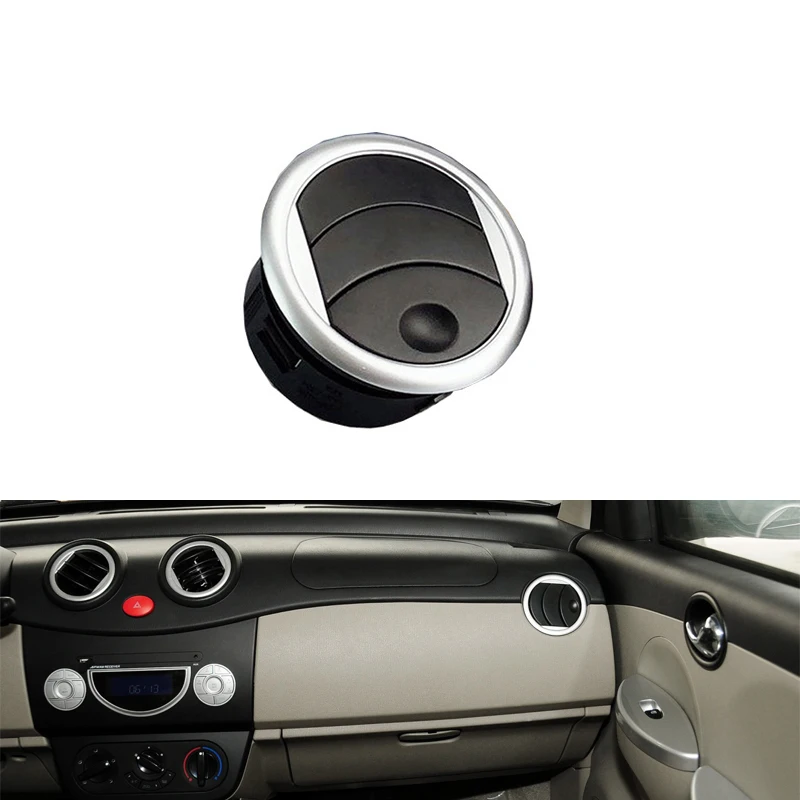 

2pcs Car Vent Dashboard Air Conditioning Deflector Small Air Outlet Side Vent Rotation Vent For Lifan 320 Car Accessories