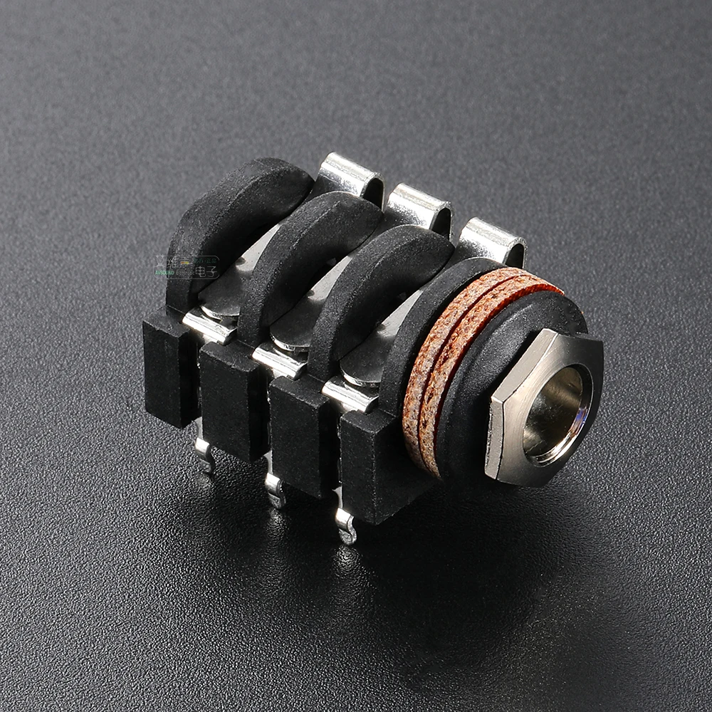 Neutrik's REAN Female Jack 6.35mm 1/4″2 3 Pole TS TRS Audio Mono Stereo Socket NYS215 PCB Sorder Receptacle Microphone Connector