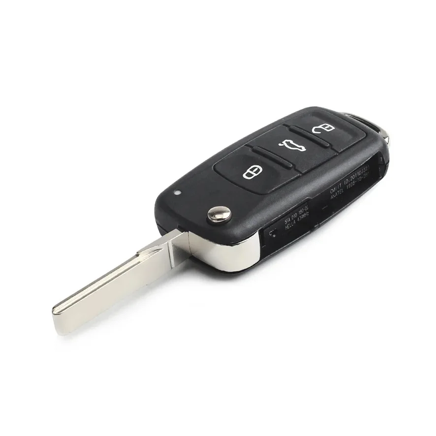 Remote Key Case  Flip Remote Key Shell For VW Beetle Tiguan Amarok Polo Caddy Golf MK6 Jetta 202AD