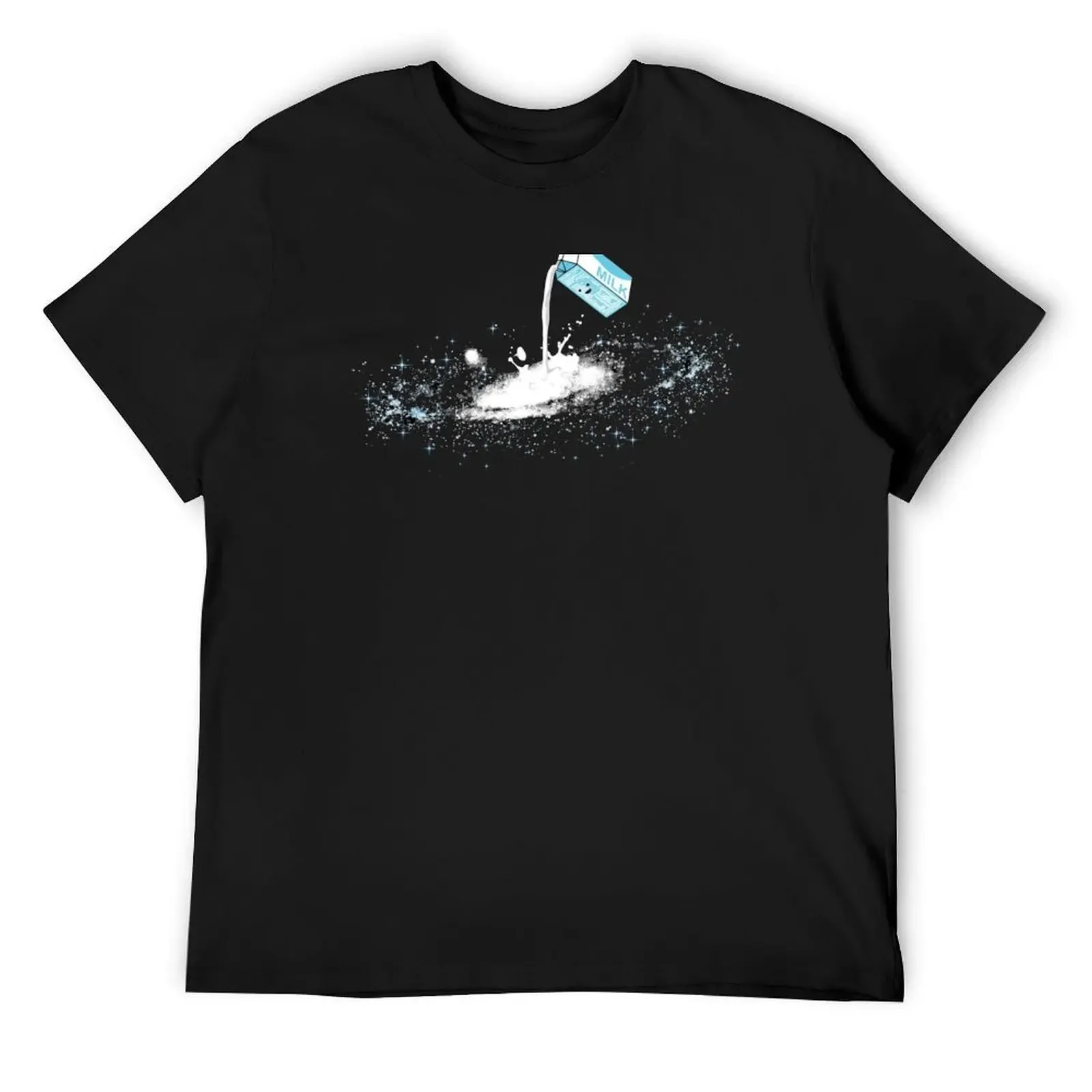 Milky way T-Shirt sublime blue archive Short sleeve tee mens white t shirts