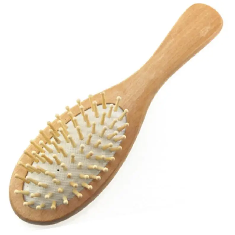 Natural Wooden Brush Healthy Care Massage Wood Hair Combs Antistatic Detangling Airbag Hairbrush Hair Styling Tool ni66