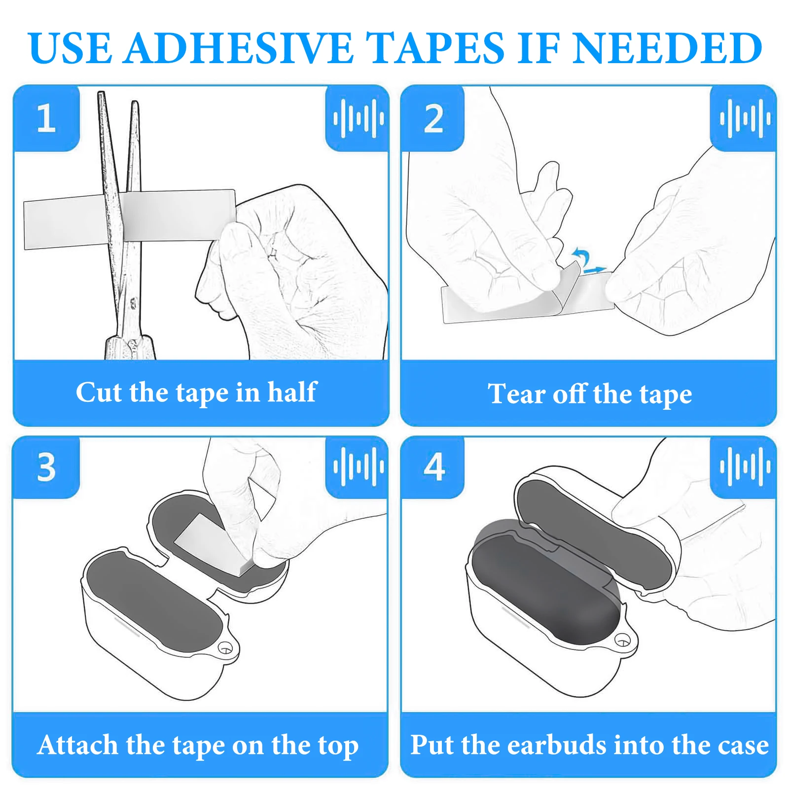 Capa de silicone Geekria compatível com Soundcore by Anker Life A2 NC True Wireless Earbuds