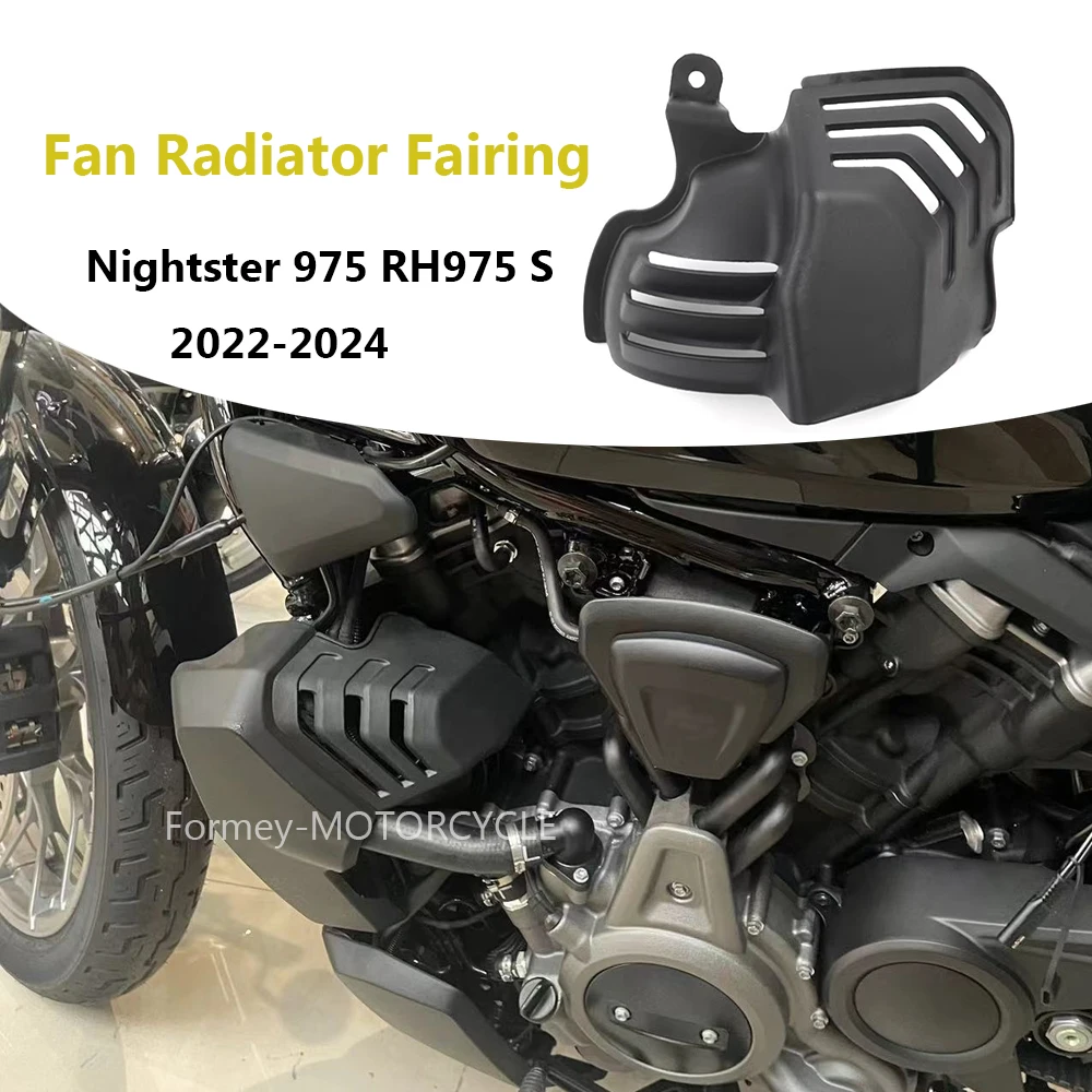 For Harley Nightster 975 RH975 S 2022 2023 2024 Motorcycle Fan Radiator Cover Spoiler Guard Fairing Hot Cooling Air Deflector