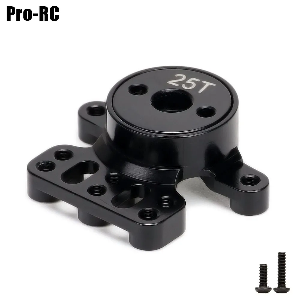 1Set Aluminum Alloy 25T Servo Saver Bllack A3 for RC Car 1/8 Tamiya T3-01 Triple Wheel Dancing Rider