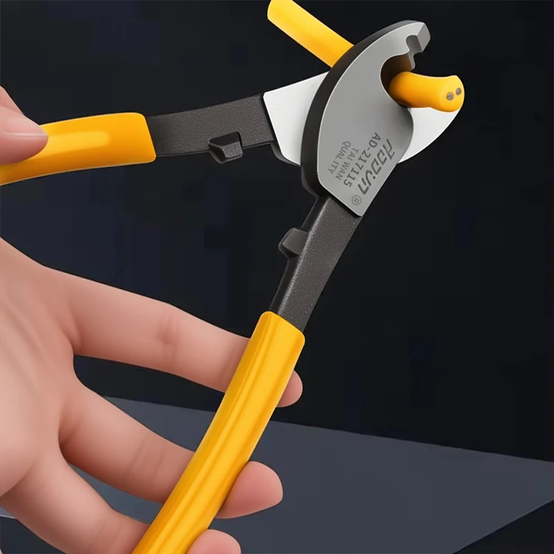 BAIHU 6/8/10 Zoll isolierter Kabelschneider Elektriker Professionelle Zange Stoßdämpfer Abisolierzange Kabel Schere Handwerkzeuge – Detail 8