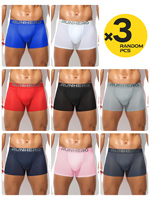 Sexy Men's Cotton Panties Boxer Male Underwear Solid Men's Shorts Breathable Underwear Striped Boxer shorts men boxer 2/3/4pcs