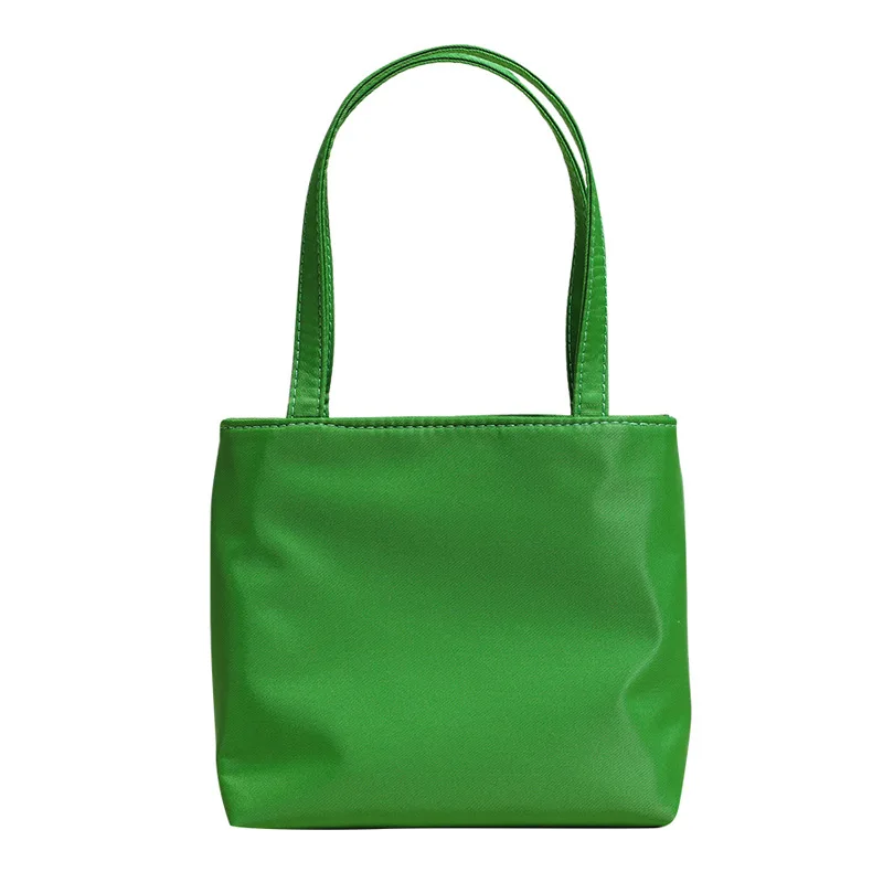 Fashion New Green Mini Hand Bags Women Little Tote Bags Luxury Handbags Designer Lady Small Hand Beach Bag