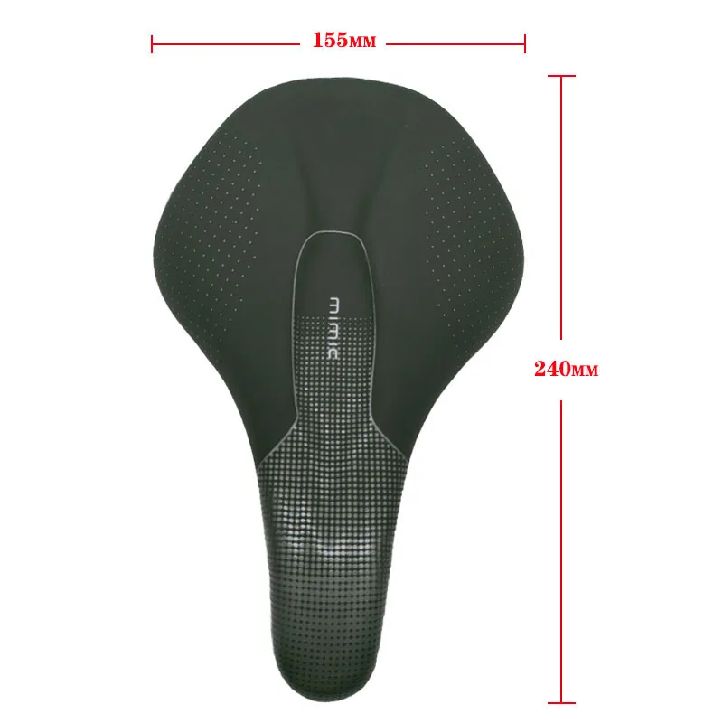 Selle de vélo de montagne en fibre de carbone pour homme, siège de course confortable, vélo tout-terrain, nouveau