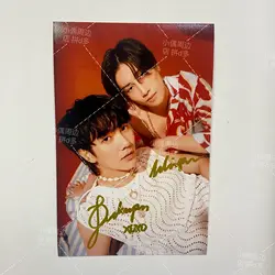 kinn porsche the series Thai BL star bible build autographed photo 6-inch non printed as birthday gift for friend