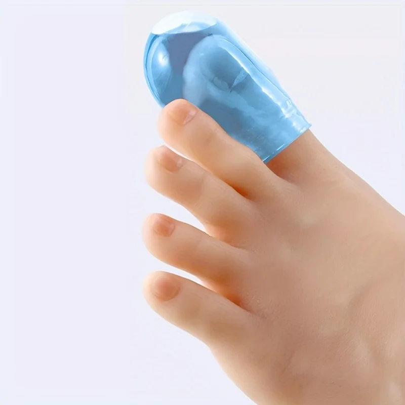 Silicone Waterproof Finger Toes Cover Finger Ice Compress Wrapping Infection Proof Soft and Stretchable Hand and Foot Care Tools