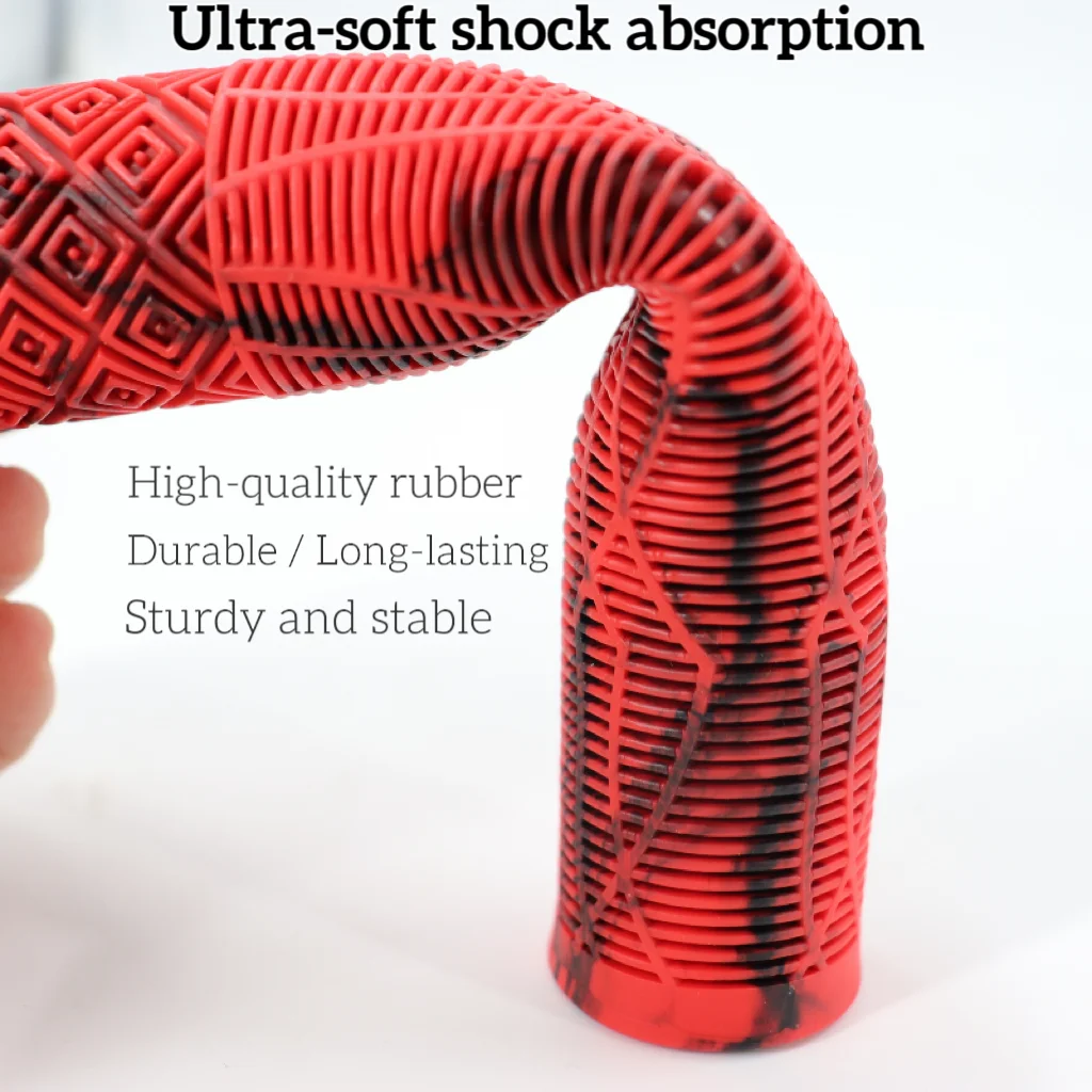 BMX Grip Handlebar Grips MTB BMX Bike Grip Handle Bar Grips Cover Shockproof Non-Slip 22mm Soft Rubber Grip Bicycle Handle Grips