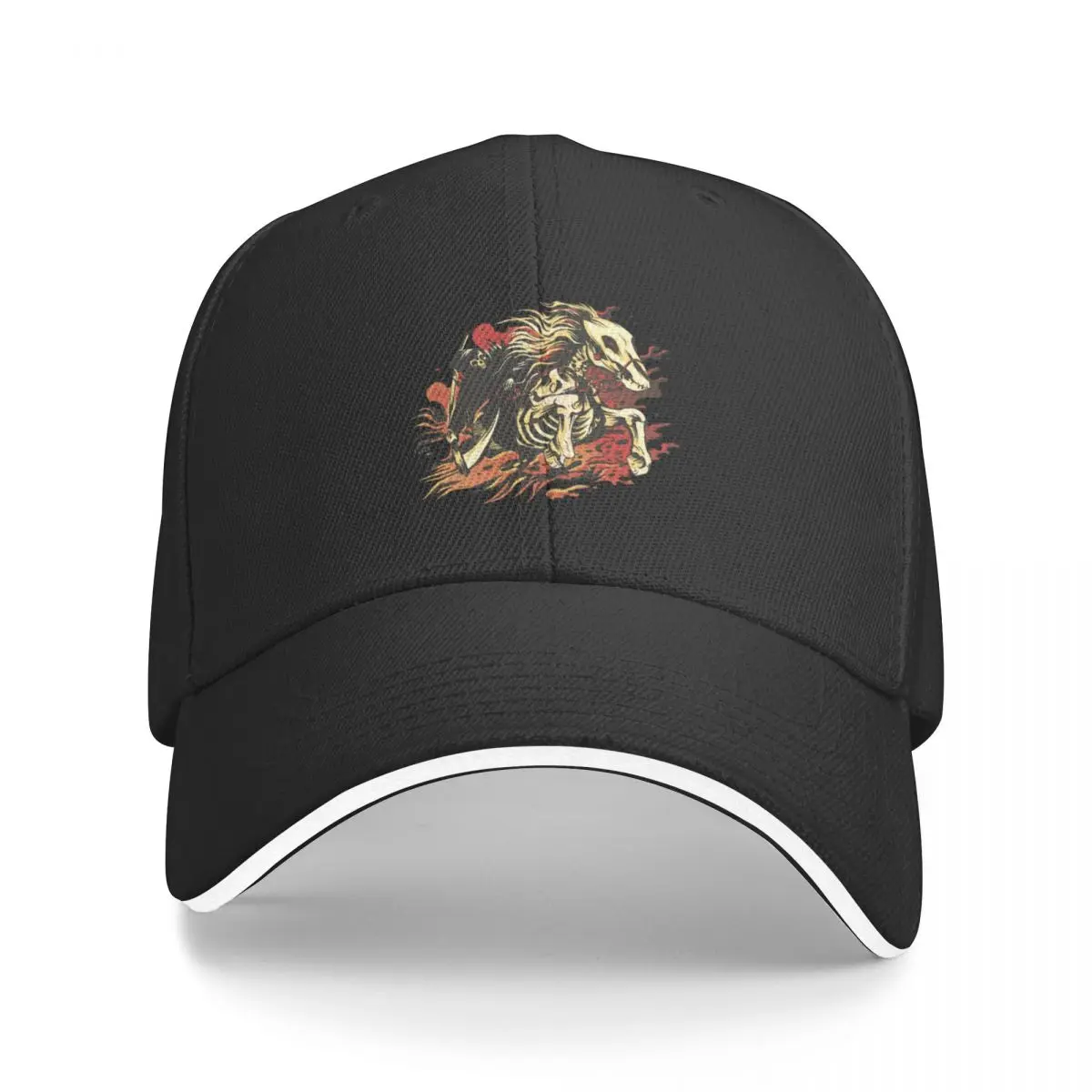 

Grim reaper skeleton horse Baseball Cap Vintage Dropshipping Hat Man Luxury hiking hat Men Women's