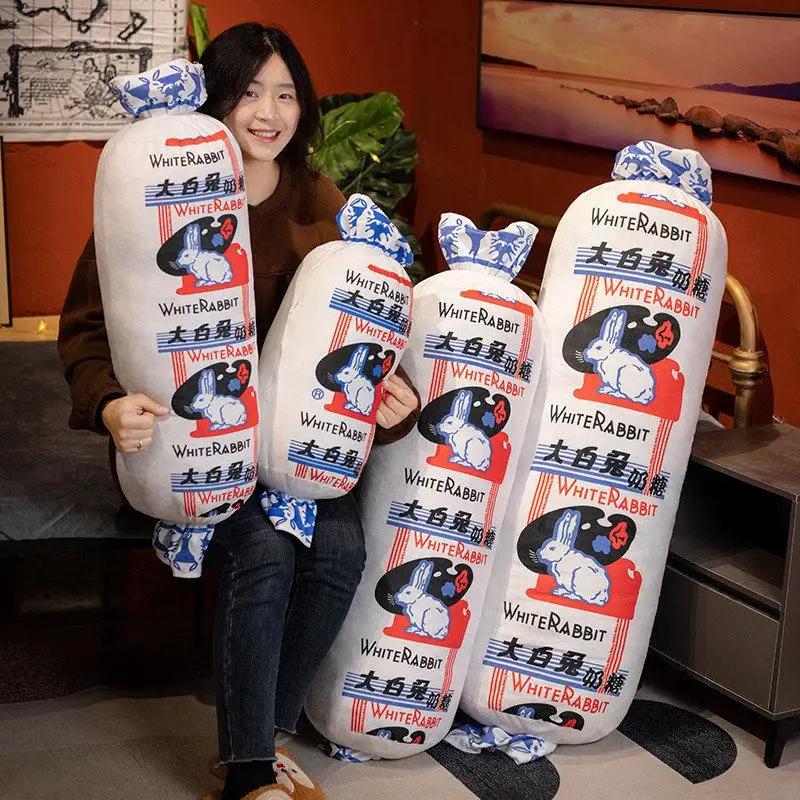 

Simulation White Rabbit Bunny Candy Plush Toy Stuffed Sugar Toffee Doll Pillow Cushion Baby Kids Children Girls Gifts Room Decor