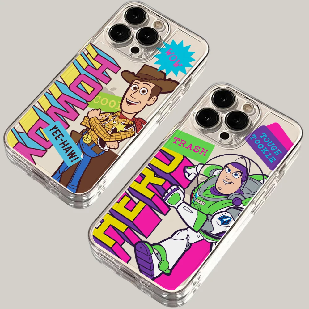 Toy Story Woody Phone Case for Samsung Galaxy A73 A72 A71 A55 A54 A53 A52 A51 A50 A35 A33 A32 A24 A23 A13 A14 4G 5G Clear Cover