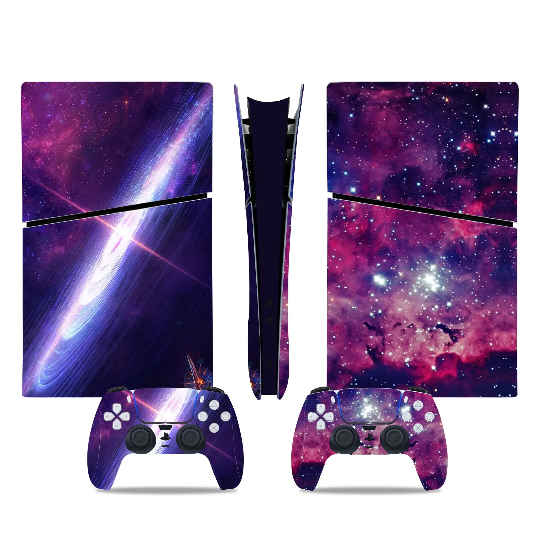 สำหรับ PS5สติกเกอร์ติดผิวแบบดิจิตอลแบบบางสติ๊กเกอร์ติดผิวไวนิลเต็มตัวสำหรับคอนโซลและคอนโทรลเลอร์รุ่นดิจิทัล PS5