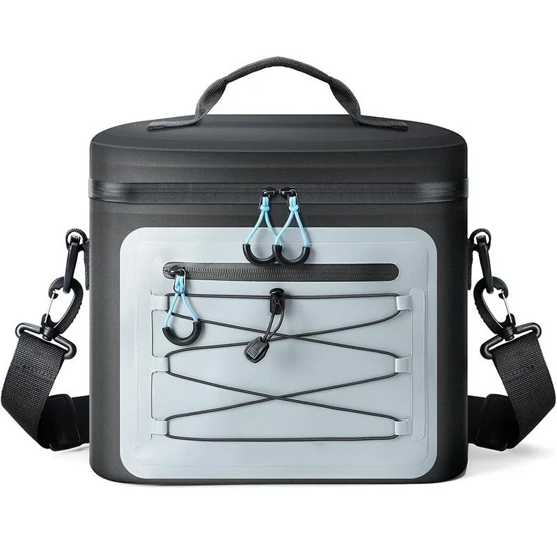 

Portable 6 16 30 Tank Soft Surface Insulated Cooling Pack Leak Proof Beach Camping Trip Picnic Freezer Cooler Pack