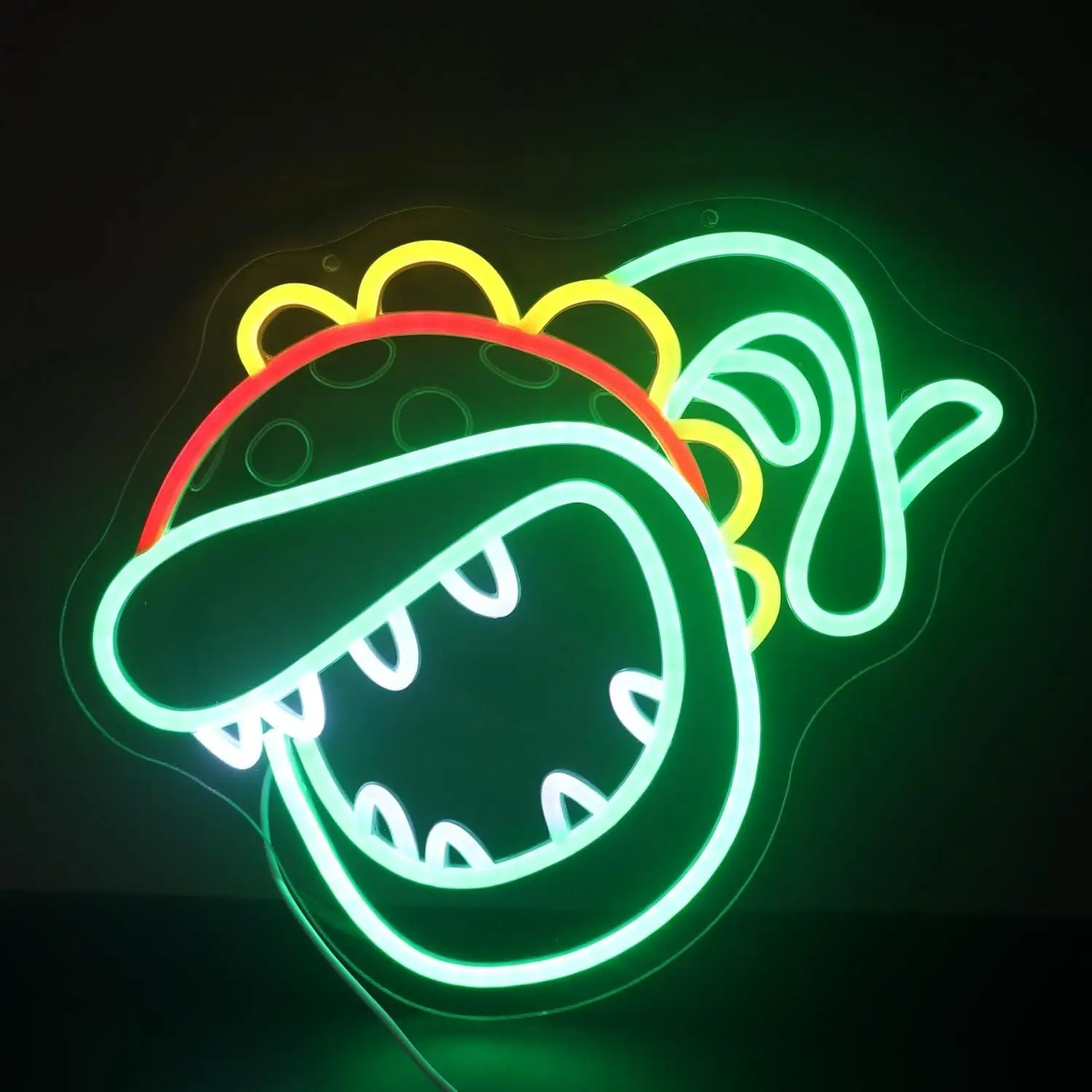 

Gaming Flower Neon Sign USB Dimmable LED Lights for Kids Bedroom Game Room Man Cave Dorm Decor Gift for Gamers Teens Wall Light