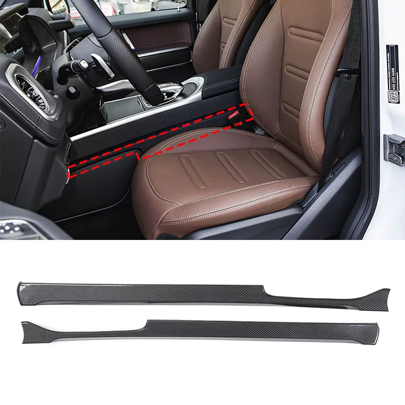 

Real carbon fiber For Mercedes Benz G-Class W464 2019-2024 car center console side decorative strip car interior accessories
