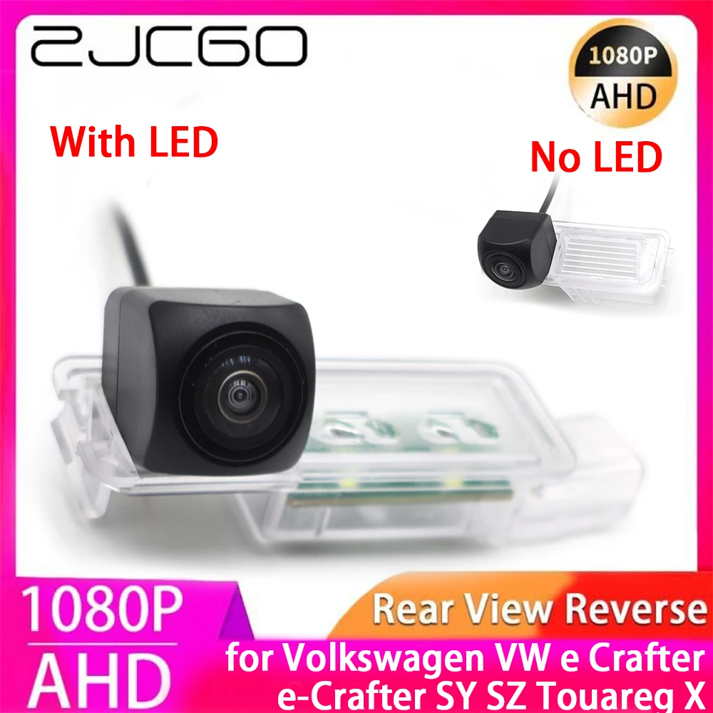 ZJCGO AHD 1080P Parking Reverse Back up Car Rear View Camera for Volkswagen VW e Crafter e-Crafter SY SZ Touareg X