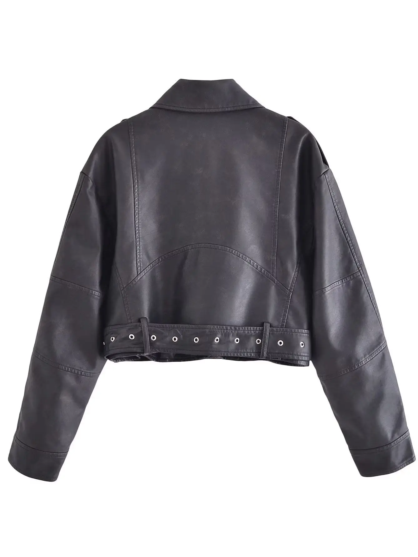 New Arrival 2023 Brand Vintage Leather Jacket Women Leather Coat Slim PU Jacket Leather Winter Autumn Motorcycle Leather Jackets