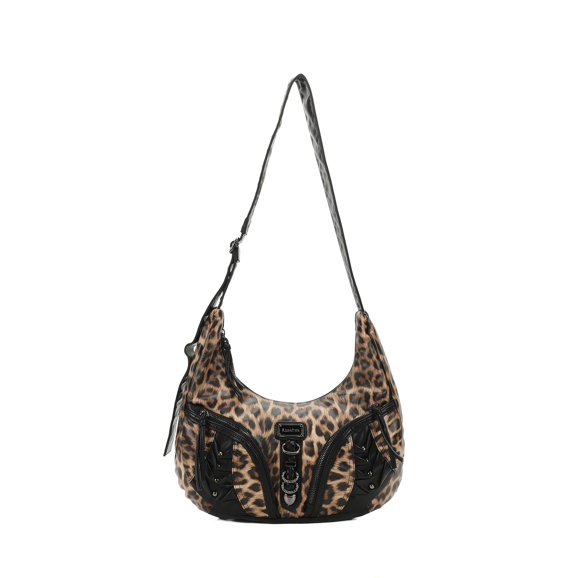 Women Shoulder Bag Vintage Punk Goth Fashion Designer Pu Leather Tote Bag Large Capacity Motorcycle Handbag
