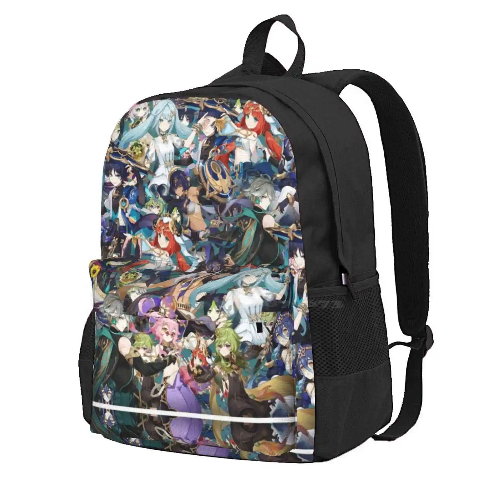 Genshin Impact Game Sumeru All Characters Latest 2023 Collage Hot Sale Schoolbag Backpack Fashion Bags Genshin Impact Game