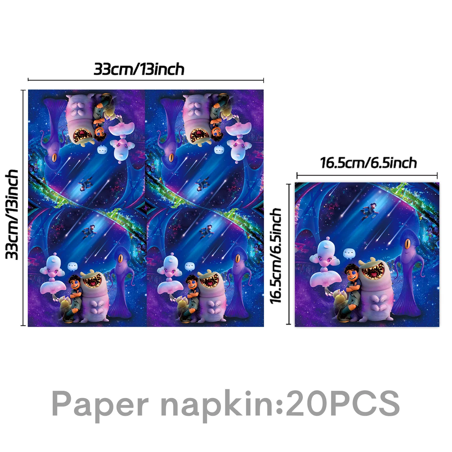 مجموعة أدوات المائدة لتزيين حفلات أعياد الميلاد من كارتون إيليو، لافتة لوحة كوب بالون للأطفال والأولاد، لوازم استحمام الطفل #5